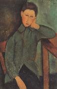 Amedeo Modigliani Le garcon a la veste bleue (mk38) oil on canvas